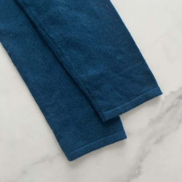 Soft Surroundings Sirena Knit tunic Wool alpaca Sz small Poseidon Blue Preppy - Picture 9 of 10